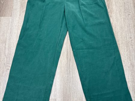 Pants Wide Leg By A New Day In Green, Size: Xl on Sale