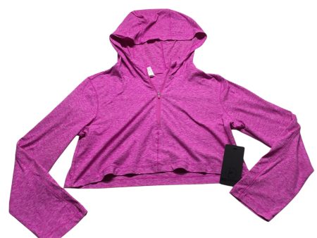 Athletic Sweatshirt Hoodie By 90 Degrees By Reflex In Purple, Size: S For Discount