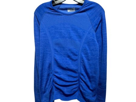 Athletic Top Long Sleeve Collar By Athleta In Blue, Size: S on Sale