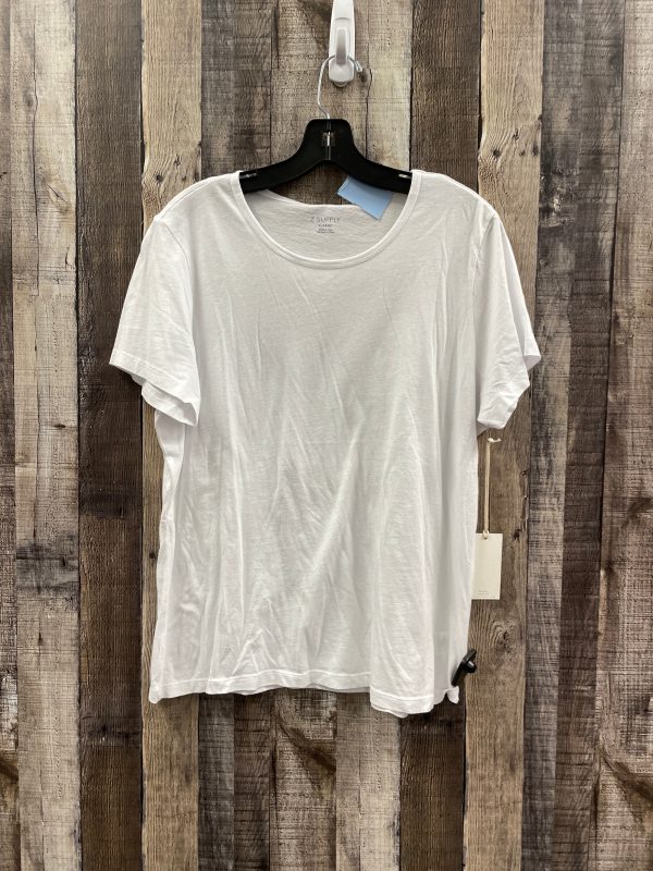 Top Short Sleeve By Z Supply In White, Size: Xl Hot on Sale