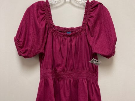 Top Short Sleeve By Old Navy In Purple, Size: S Online Sale