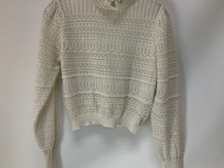 Top Long Sleeve By Zara In White, Size: S Online Hot Sale