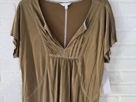 Top Short Sleeve Basic By Lucky Brand In Green, Size: M Fashion