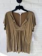 Top Short Sleeve Basic By Lucky Brand In Green, Size: M Fashion