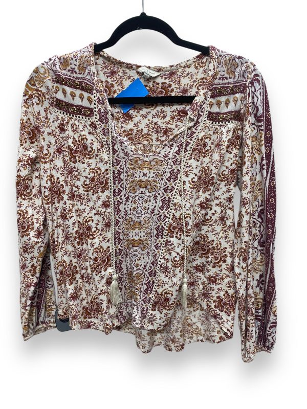 Top Long Sleeve By Lucky Brand In Purple, Size: S Supply