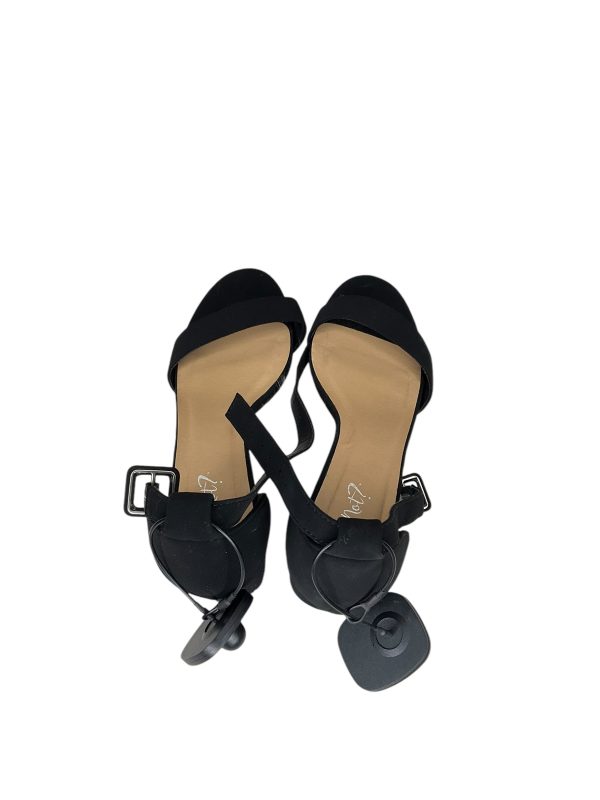 Shoes Heels Block By Clothes Mentor In Black, Size: 8.5 For Cheap