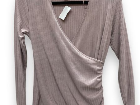 Top Long Sleeve By Nine West In Purple, Size: S For Sale