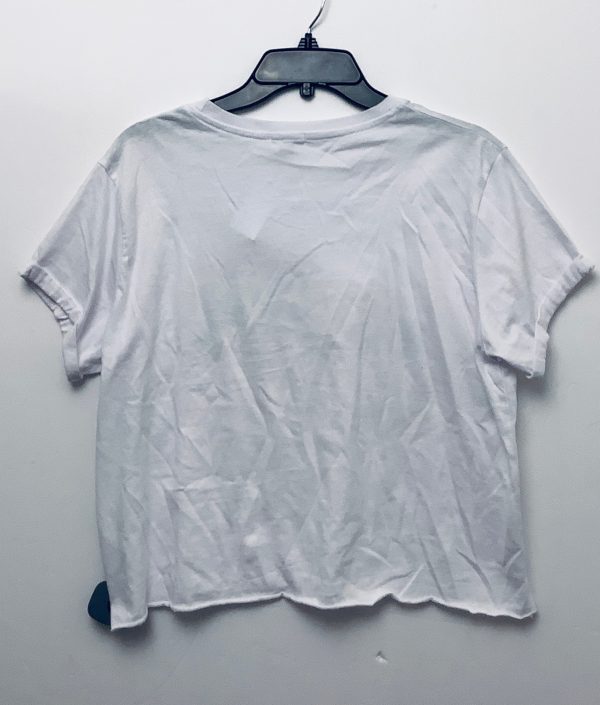 Top Short Sleeve Basic By Clothes Mentor In White, Size: L Sale