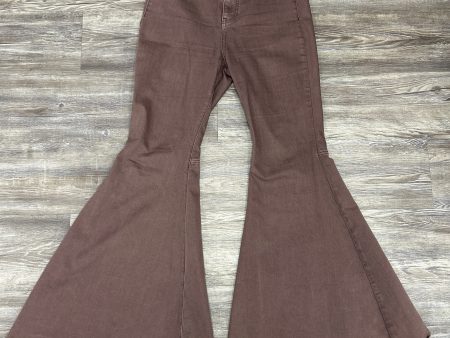 Pants Wide Leg By Free People In Brown, Size: 8 Online Sale