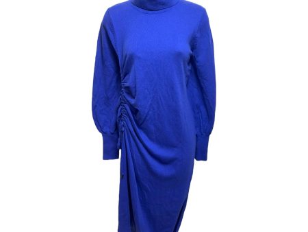 Aavvaa Cinched Knit Dress Casual Maxi By Ted Baker In Blue, Size: 0 Online Hot Sale