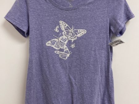 Top Short Sleeve By St Johns Bay In Purple, Size: Sp Sale