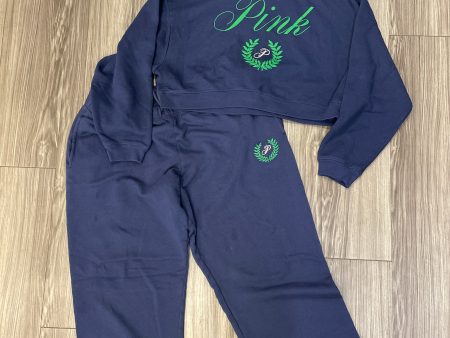 Pants Set 2pc By Pink In Navy, Size: L Discount