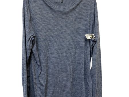 Athletic Top Long Sleeve Crewneck By Patagonia In Blue, Size: L on Sale