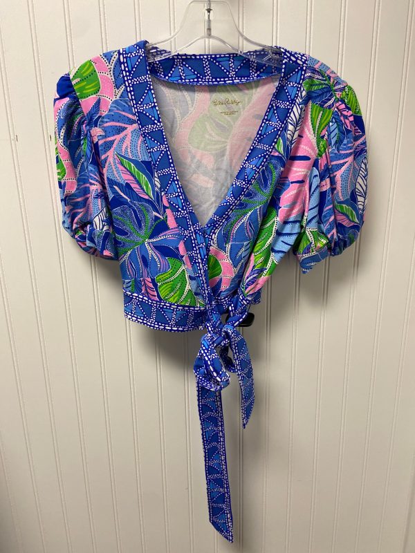 Top Short Sleeve Designer By Lilly Pulitzer In Multi-colored, Size: S Sale