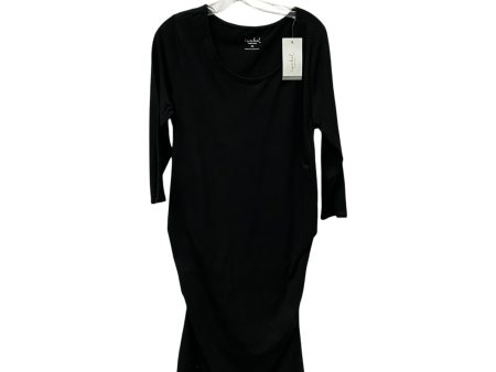 Mat Dress By Isabel Maternity In Black, Size:Xl Discount