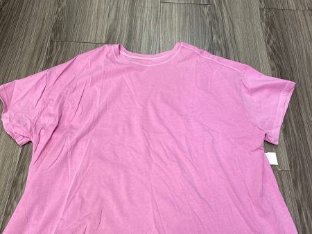 Top Short Sleeve By Old Navy In Pink, Size: 2x Online now