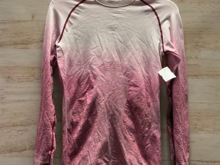 Athletic Top Long Sleeve Collar By Gym Shark In Pink, Size: M Online