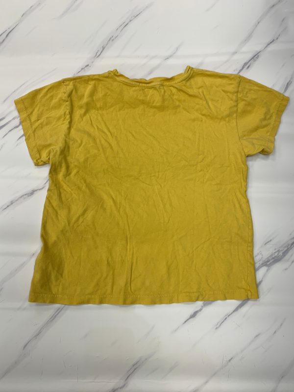 Top Short Sleeve By Cma In Yellow, Size: S Discount