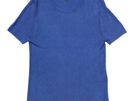 Top Short Sleeve By Madewell In Blue, Size: S Online Hot Sale