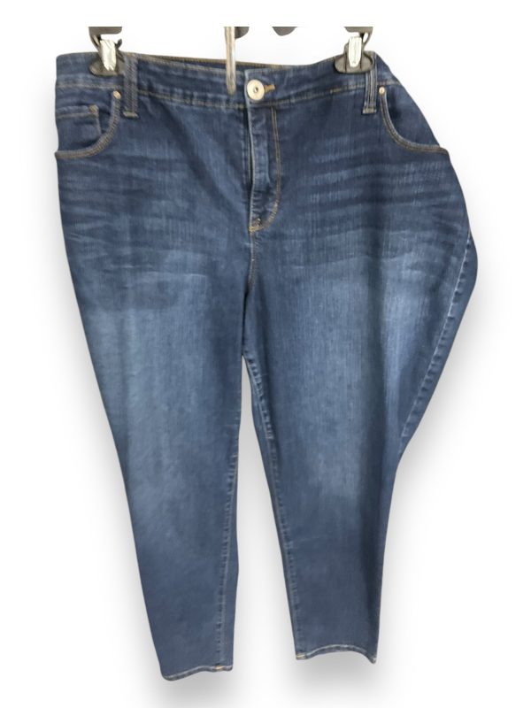 Jeans Skinny By Style And Company In Blue Denim, Size: 20 For Cheap