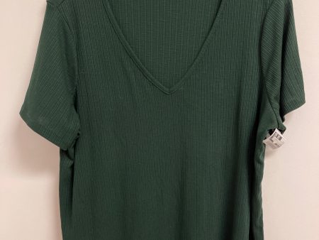 Top Short Sleeve By Old Navy In Green, Size: L For Discount