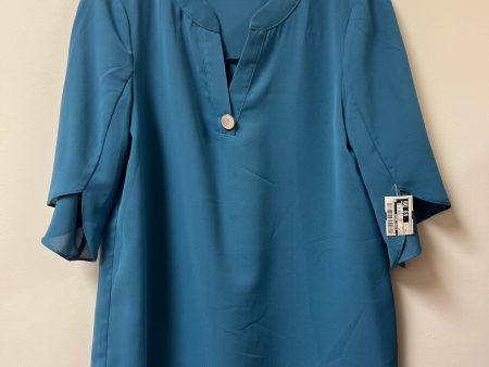 Top Short Sleeve By Clothes Mentor In Blue, Size: S Sale