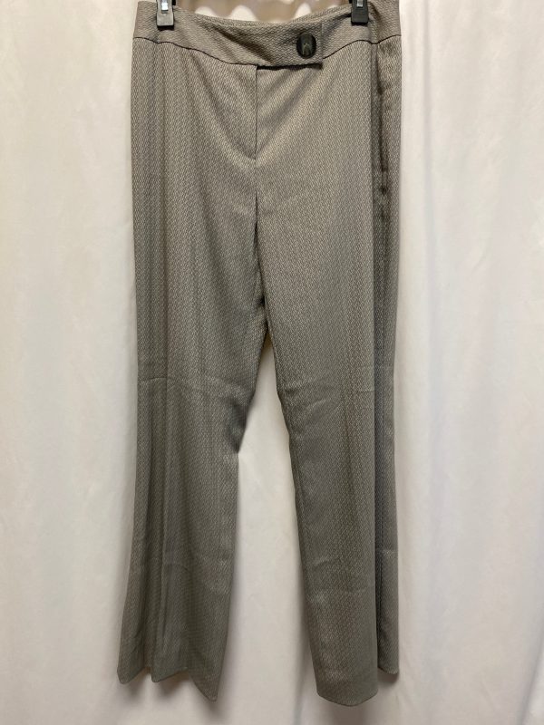 Pants Suit 2pc By Tahari By Arthur Levine In Grey, Size: 8 Online now