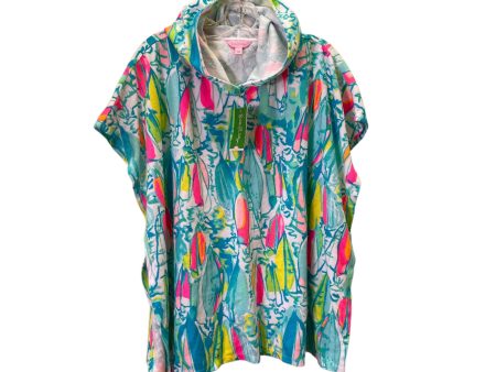 Swimwear Cover-Up Designer By Lilly Pulitzer In Blue & Pink, Size:Xl Discount