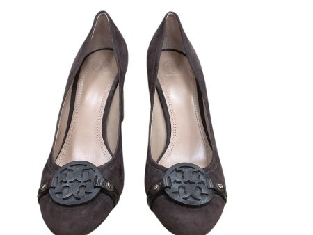 Shoes Heels Block By Tory Burch In Brown, Size: 9.5 on Sale