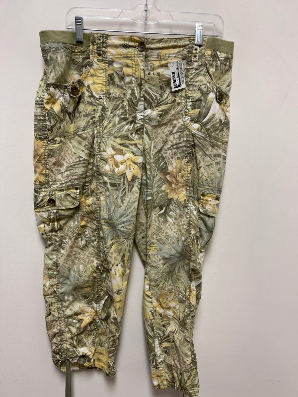 Pants Cargo & Utility By Chicos In Green, Size: 8 Online