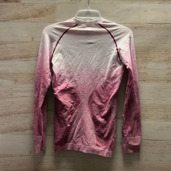 Athletic Top Long Sleeve Collar By Gym Shark In Pink, Size: M Online