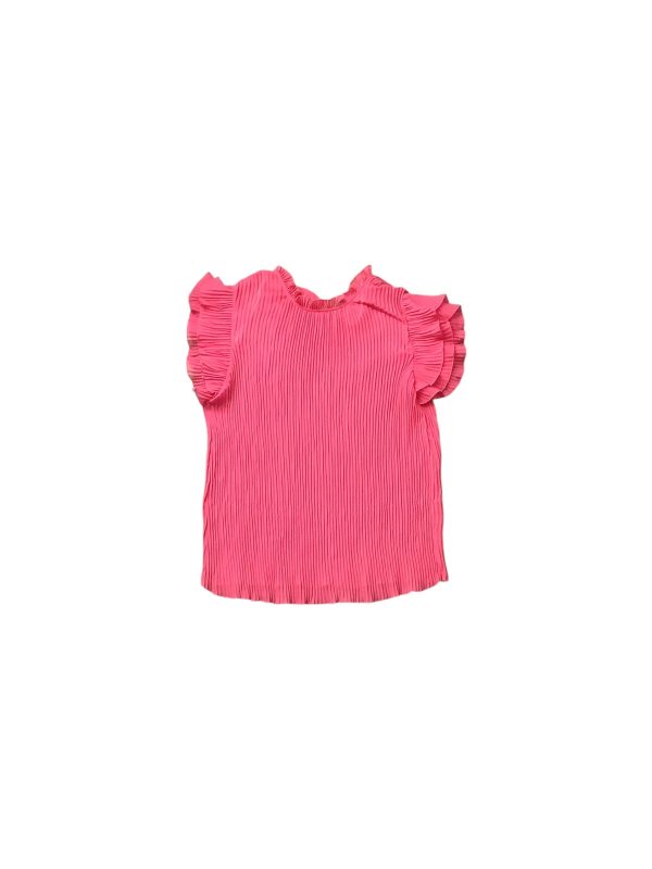 Top Short Sleeve Basic By City Chic In Pink, Size: 16 Online Hot Sale