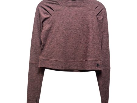 Athletic Top Long Sleeve Collar By Prana In Maroon, Size: Xs For Cheap