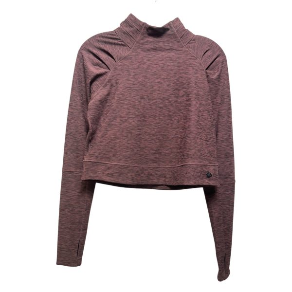 Athletic Top Long Sleeve Collar By Prana In Maroon, Size: Xs For Cheap