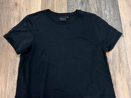 Top Short Sleeve By Richer Poorer In Black, Size: M For Sale