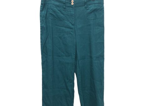 Pants Cropped By J. Jill In Teal, Size:Mp Supply